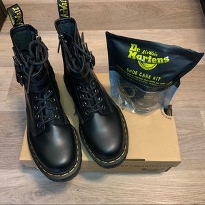Dr. Martens Women’s 1460 8-Eye Bex Buckle Boot